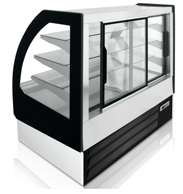 Infrico Self-Service Refrigerated Display Case – Model IDC-VBR12ISS