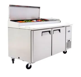 Atosa MPF8202GR 67" Refrigerated Pizza Prep Table