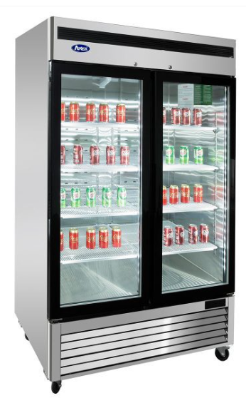 Atosa MCF8707GR Two Glass Door Merchandiser Cooler