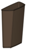 Z14C NATURE RIGHT BIN BROWN