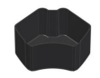ZUMEX VER/ESS PRO PEEL BUCKET - BLACK