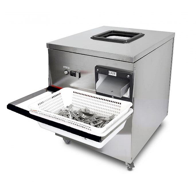 SilverShine™ CDM 12K Commercial Cutlery Polisher & Dryer – Ultra High-Volume