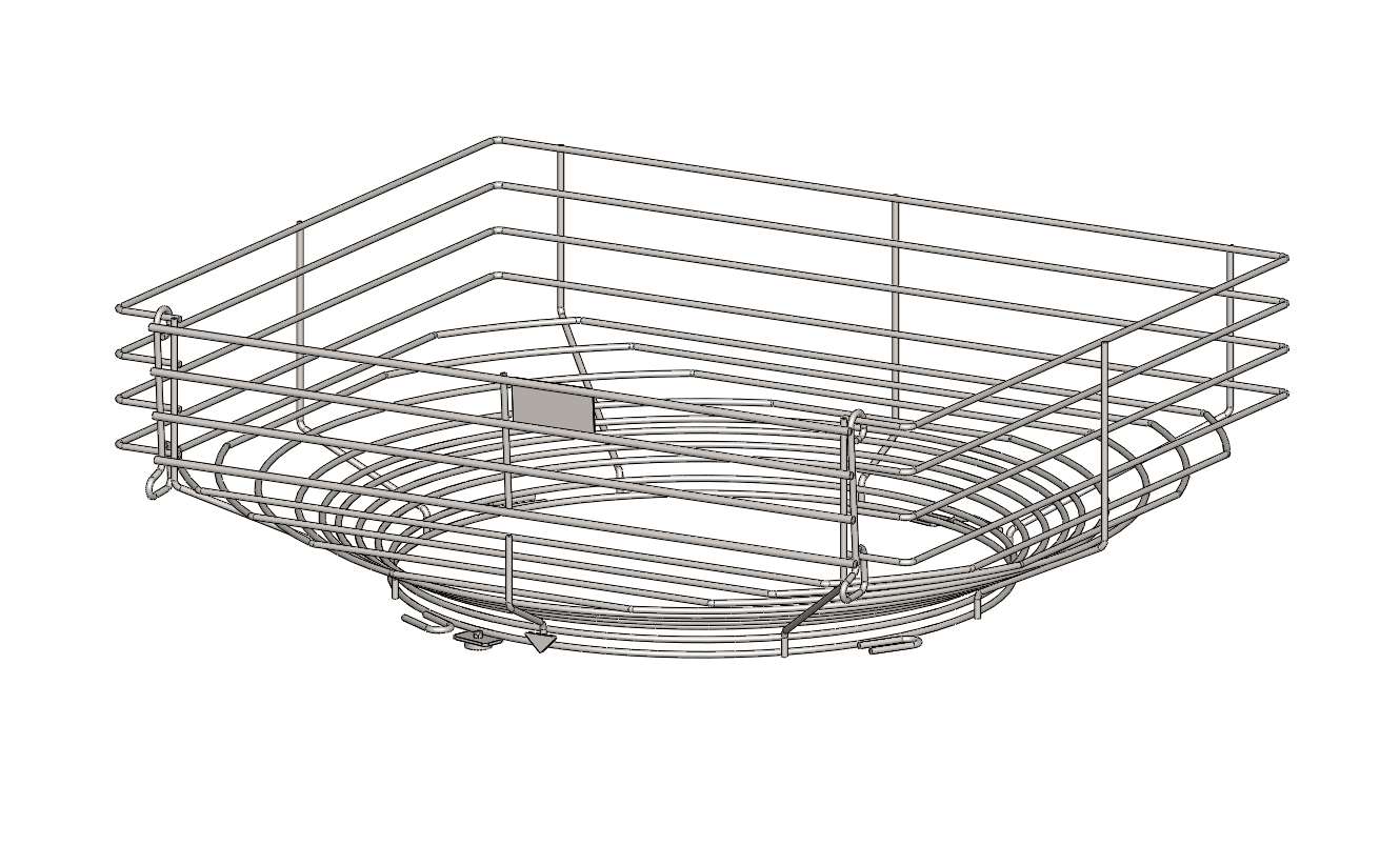 ZUMMO 210352A Z40 EXTERNAL BASKET WITH MAGNET