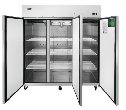 Atosa MBF8003GR Top Mount Three Door Reach-In Freezer