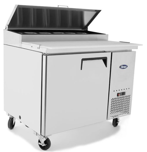 Atosa MPF8201GR 44" Refrigerated Pizza Prep Table