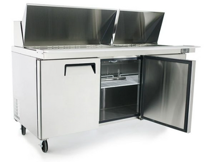 Atosa MSF8308GR 72" Refrigerated Mega Top Sandwich Prep Table