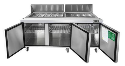 Atosa 72" Refrigerated Standard Top Sandwich Prep Table