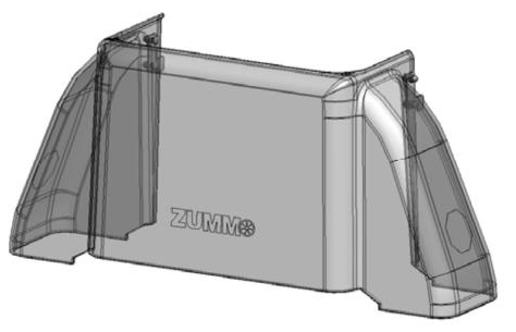 ZUMMO Z06 COMPLETE SMOKED FRONT COVER 0502A00C-5