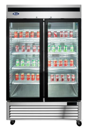 Atosa MCF8707GR Two Glass Door Merchandiser Cooler