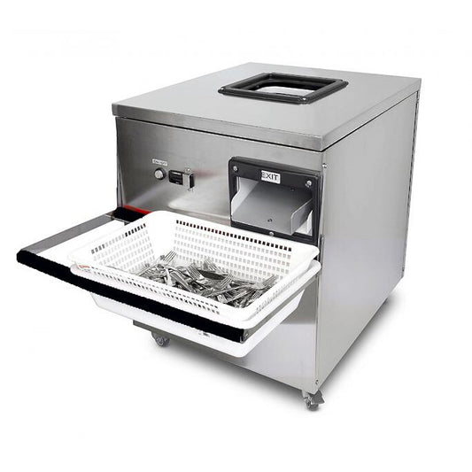 SilverShine™ CDM 12K Commercial Cutlery Polisher & Dryer – Ultra High-Volume