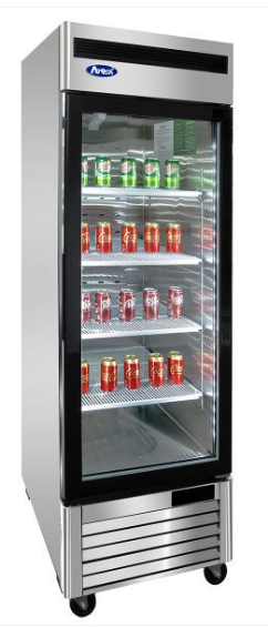 Atosa MCF8705GR One Glass Door Merchandiser Cooler