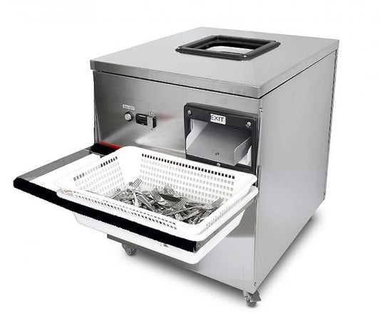 SilverShine™ CDM-5K Commercial Cutlery Polisher & Dryer – 5,000 Pieces/Hour